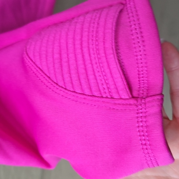 Tek Gear® Hooded Mixed-Media Jacket Plus Size magenta pink NWT 1x - Picture 8 of 12